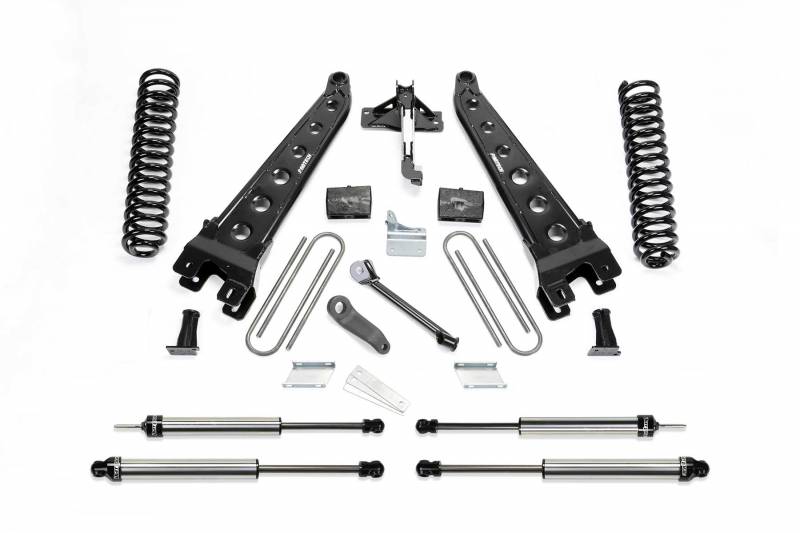 Fabtech 2008-2016 FORD F-350 F-450 4WD 8 LUG 6" RAD ARM System Coils DLSS Shocks K2131DL