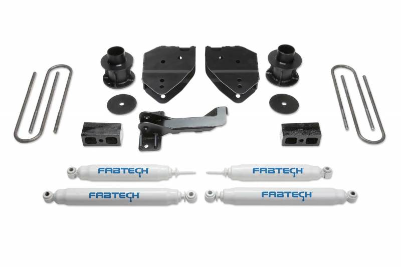 Fabtech 2017-2019 FORD F-250 F-350 4WD 4" Budget System PERF Shocks K2213