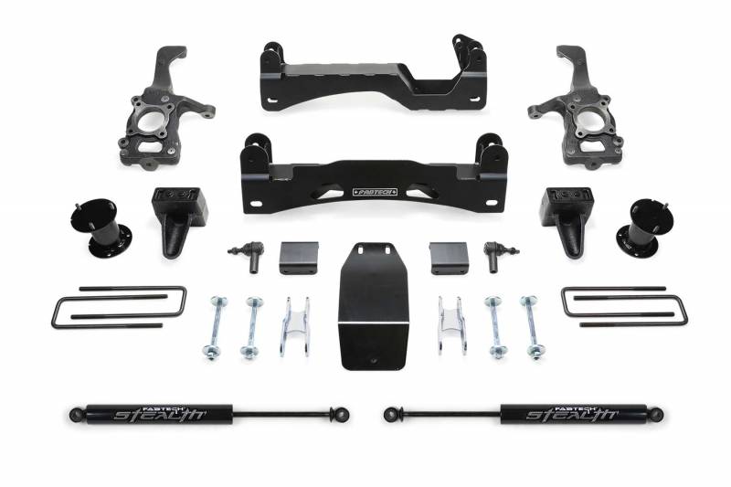 Fabtech 2015-2018 FORD F-150 4WD 6" Basic Front and Rear Suspension Lift Kit K2194M
