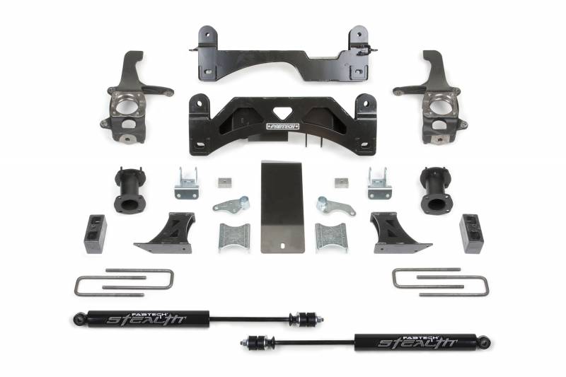 Fabtech 2016-2019 Toyota Tundra 2WD 4WD 6" Basic Front and Rear Suspension Lift Kit K7054M