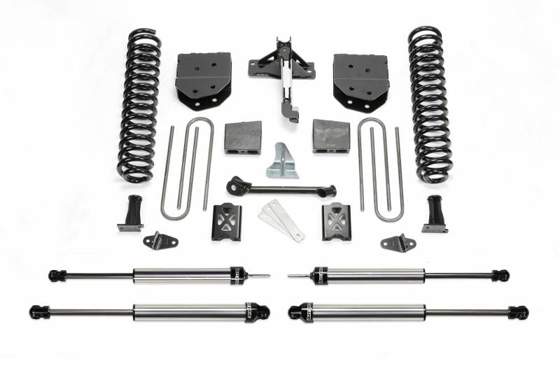 Fabtech 2005-2007 Ford F-250 4WD 6"Basic Front and Rear Suspension Lift Kit Without Factory Overload DLSS Shocks K2010DL
