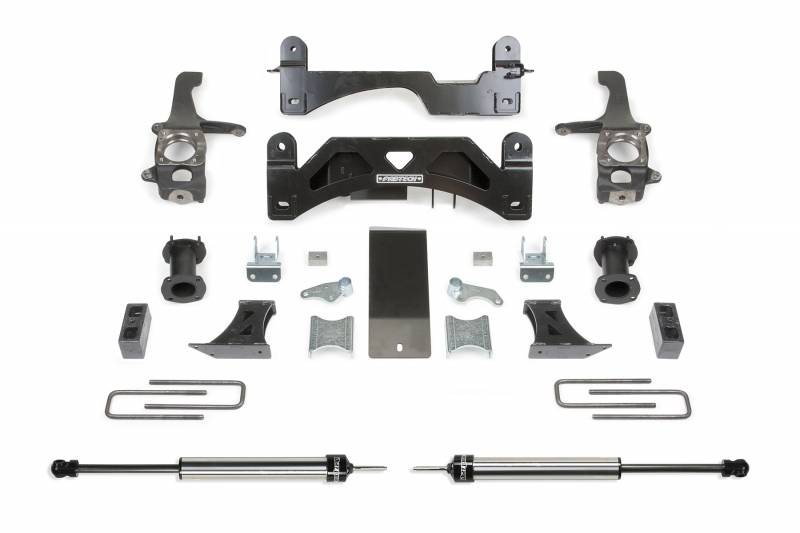 Fabtech 2016-2019 Toyota Tundra 2WD 4WD 6" Basic System Specers RR DLSS Shocks K7054DL