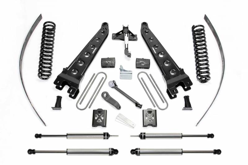 Fabtech 2005-2007 FORD F-250 4WD 8" Radius Arms System Lift Kit Without Factory Overload Coils DLSS Shocks K2015DL
