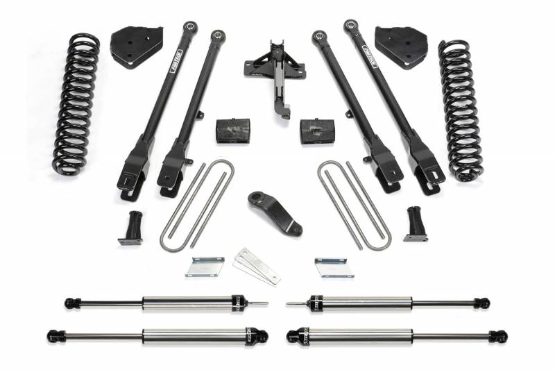 Fabtech 2017-2019 FORD F-250 F-350 Dsl 4WD 4" 4Link System Coils DLSS Shocks K2216DL