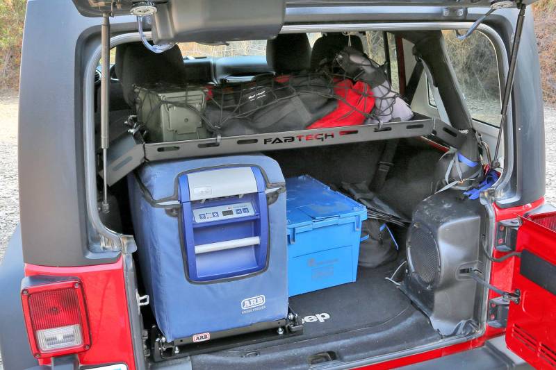 Fabtech 2007-2018 Jeep Wrangler JK 4dr 4WD Interior Cargo Rack FTS24194