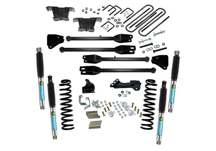 SUPERLIFT 2011-2016 Ford F-250 F-350 Super Duty 4WD Dsl with 4-Link Conversion & with Bilstein shocks Lift Kit 4" K236B