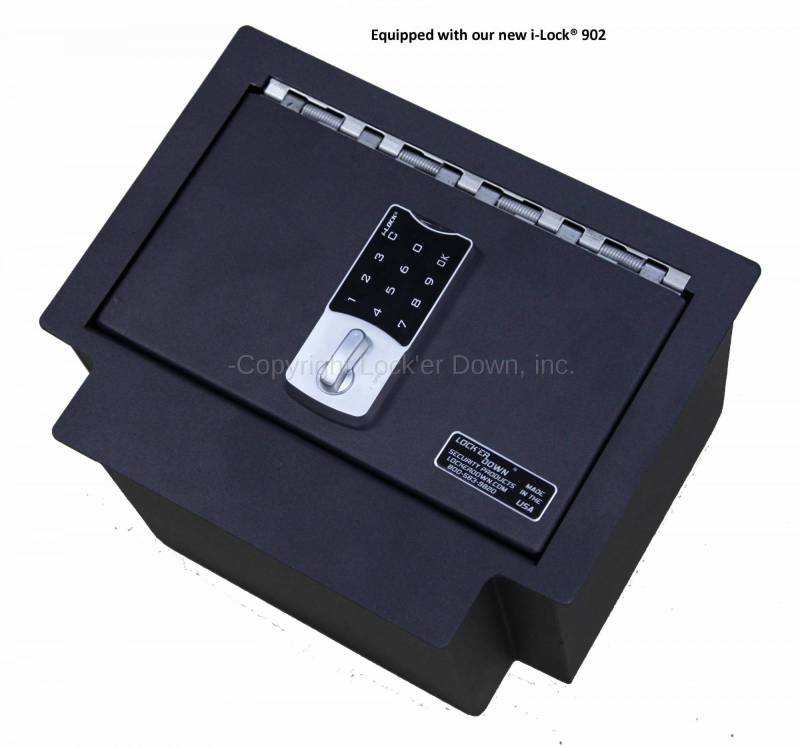 Lock'er Down 2017-2018 Chevrolet Silverado Gmc Sierra 1500 2500 Eassist Model Console Safe LD2039