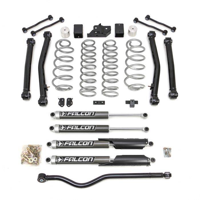 Readylift 2018-2023 Jeep Wrangler JL Terrain Flex 4-Arm Coil Spring Lift Kit with Falcon 2.1 Series Shocks 69-6837