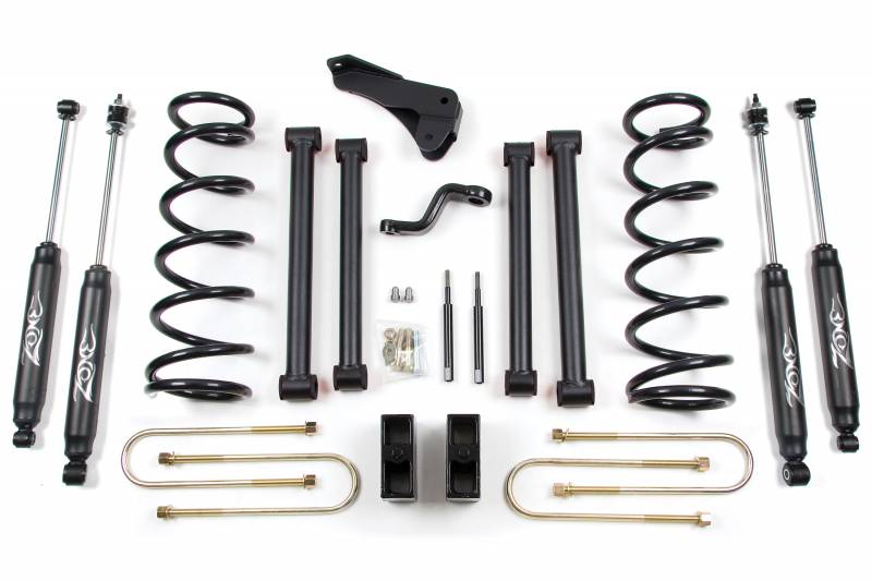 Zone OffRoad 2009 Dodge Ram 2500 3500 5in Suspension System With Free Boot Protectors ZOND13N 4-1/8 axle
