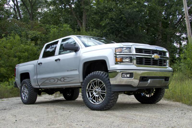 Zone OffRoad 2014-2018 Chevrolet Silverado GMC Sierra 1500 2WD 6.5in Alum Stamped Arms Fox Shocks ZONC34F