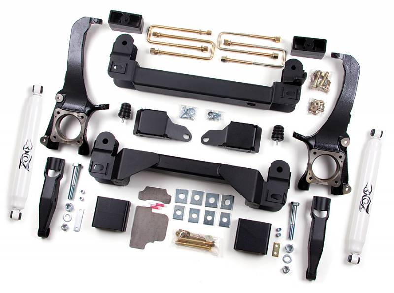 Zone OffRoad 2007-2015 Toyota Tundra 5in Suspension Kit with Nitro Shocks and Free Boot Protectors ZONT1N