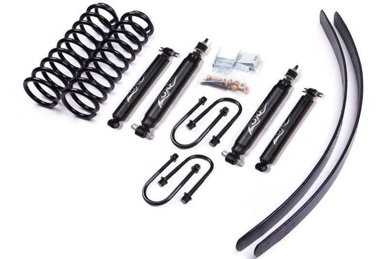 Zone OffRoad 1984-2001 Jeep Cherokee XJ 3in Lift Kit with Free Boot Protectors ZONJ7N Dana35 Axle