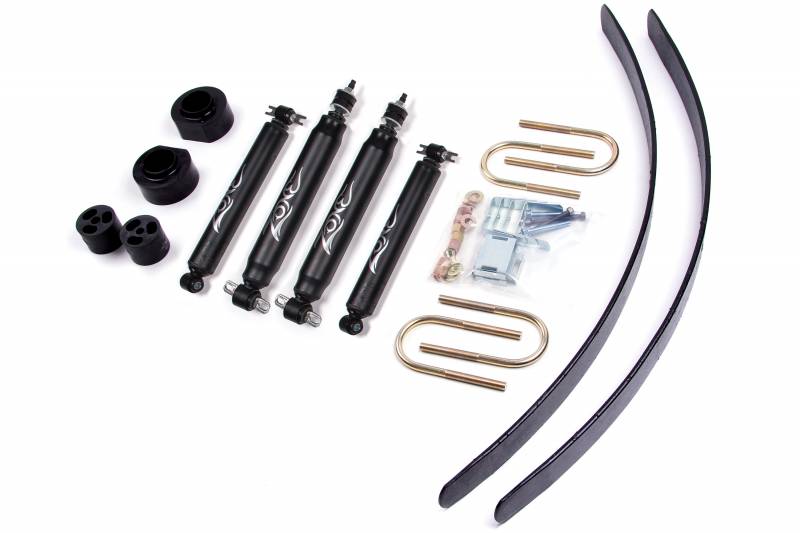 Zone OffRoad 1984-2001 Jeep Cherokee XJ 2in Lift Kit with Free Boot Protectors ZONJ4N Chrysler Axle