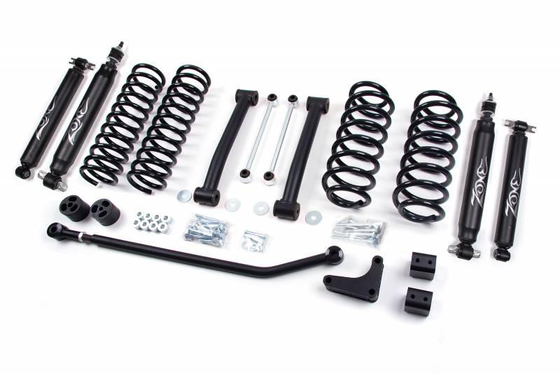 Zone OffRoad 1999-2004 Jeep Grand Cherokee WJ 4in Suspension System With Free Boot Protectors ZONJ17N