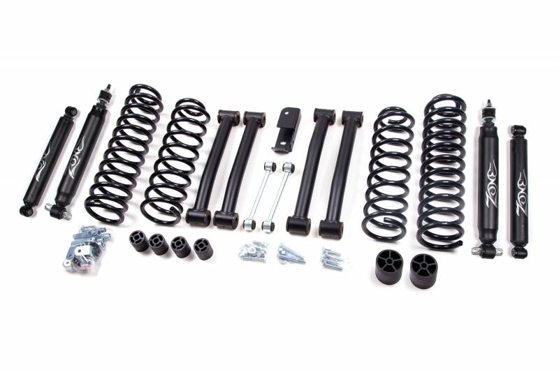 Zone OffRoad 1993-1998 Jeep Grand Cherokee ZJ 4in Suspension System With Free Boot Protectors ZONJ16N
