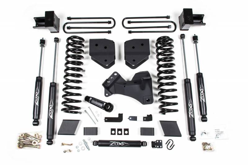 Zone OffRoad 2017 Ford F250 F350 4in Suspension System With Free Boot Protectors ZONF48N