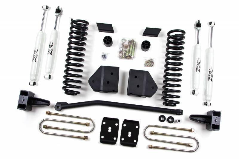 Zone OffRoad 2008-2010 Ford F250 F350 4in Suspension System With Free Boot Protectors ZONF6N
