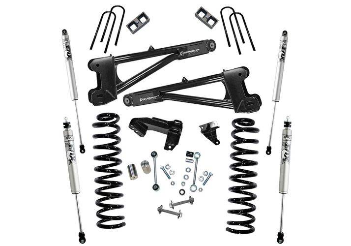SUPERLIFT 2008-2010 Ford F-250 F-350 Super Duty 4WD Diesel with Fox 2.0 Series Shocks 4 inch Lift Kit K981F