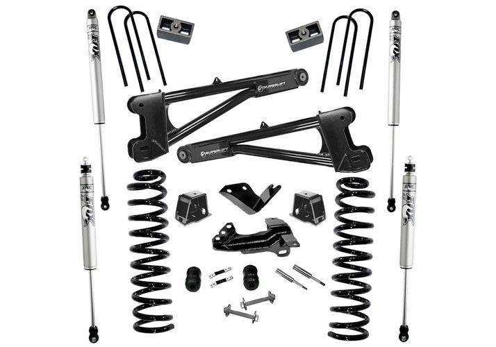 SUPERLIFT 2005-2007 Ford F-250 F-350 Super Duty 4WD Diesel with Fox 2.0 Series Shocks 4 inch Lift Kit K975F