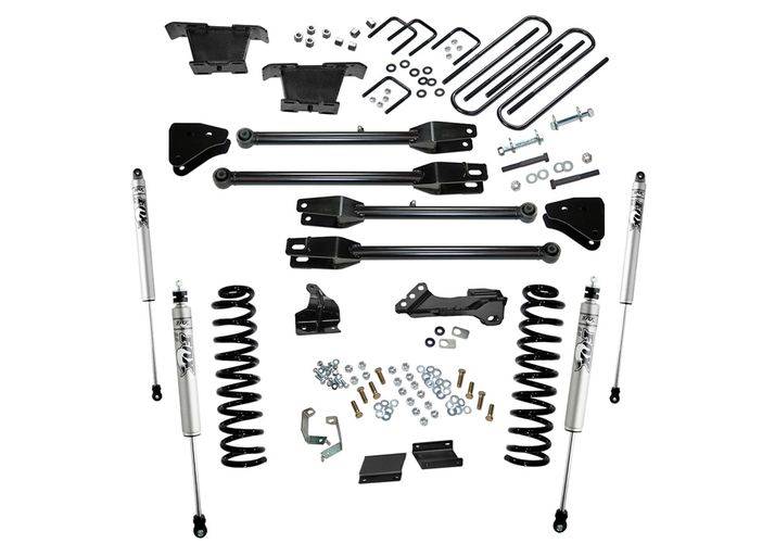 SUPERLIFT 2011-2016 Ford F-250 F-350 Super Duty 4WD Diesel 4-Link Fox 2.0 Series Shocks 4 inch Lift Kit K236F