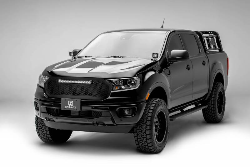 ZROADZ 2019-2023 Ford Ranger Hood Hinge LED Kit Incl. (2) 3 Inch LED Pod Lights Z365821-KIT2