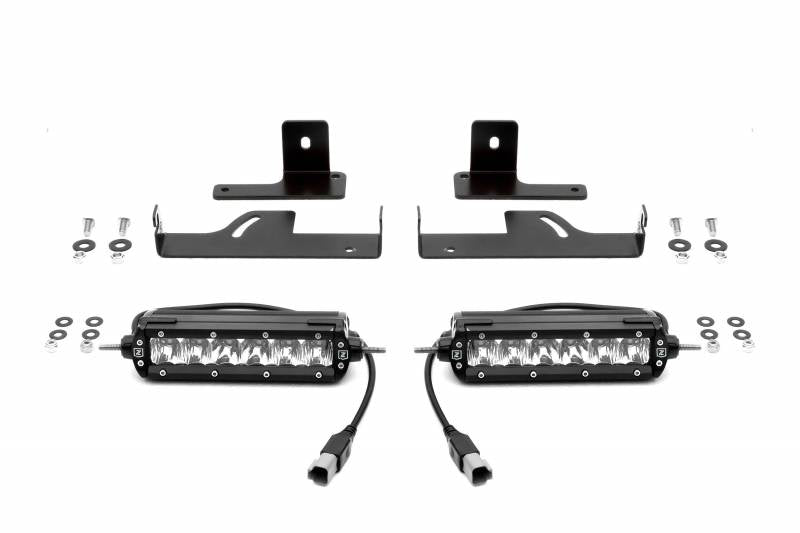 ZROADZ 2019-2023 Ford Ranger Rear Bumper LED Kit Incl. (2) 6 Inch LED Straight Single Row Slim Light Bars Z385881-KIT