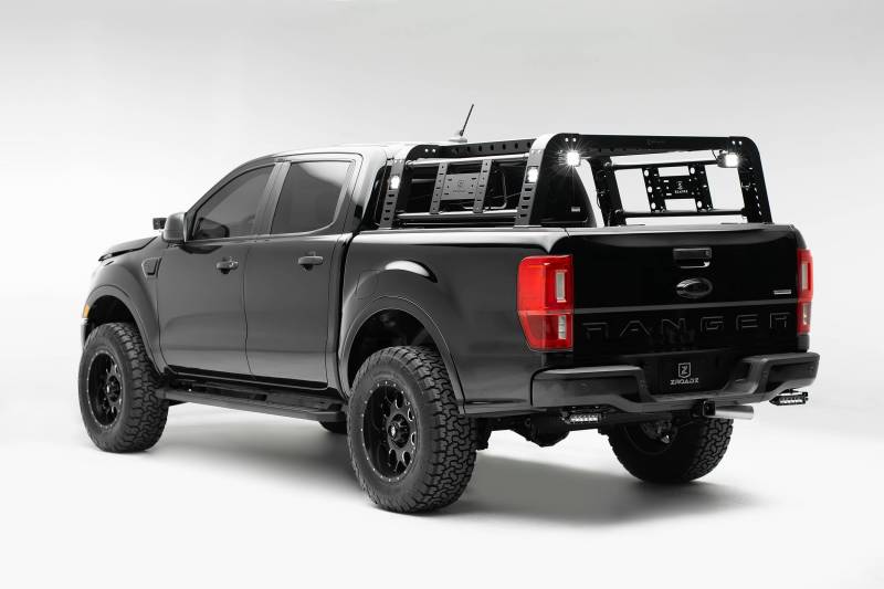 ZROADZ 2019-2023 Ford Ranger Rear Bumper LED Kit Incl. (2) 6 Inch LED Straight Single Row Slim Light Bars Z385881-KIT