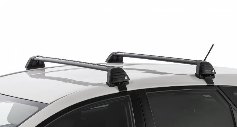 Rhino Rack 2012-2017 Hyundai Accent 5dr Hatch Vortex ROC25 Flush Black 2 Bar FMP Roof Rack RV0404B