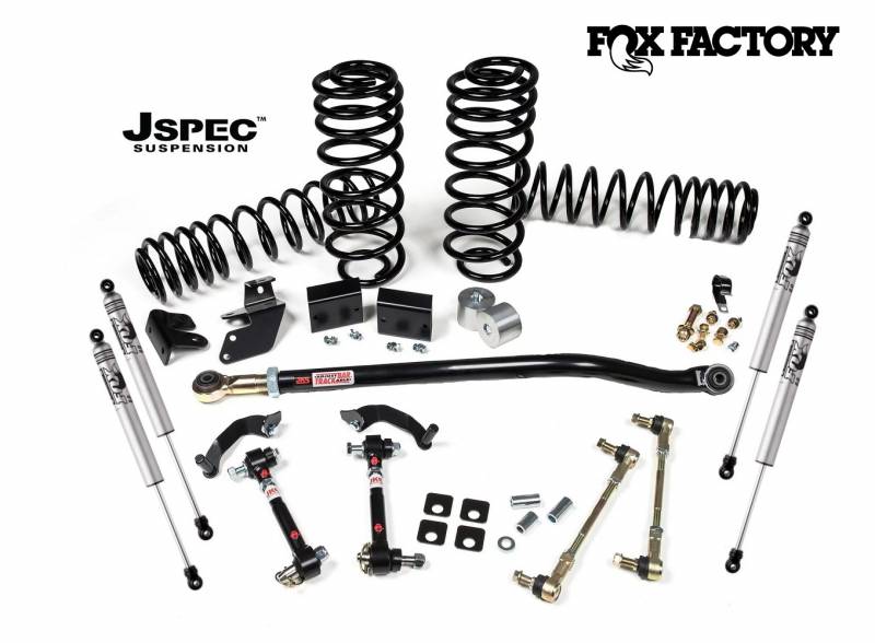 JKS 2018-2022 Jeep Wrangler JL 4 Door 3.5" J-Rated Suspension System FOX 2.0 Performance Shocks JSPEC119KFP