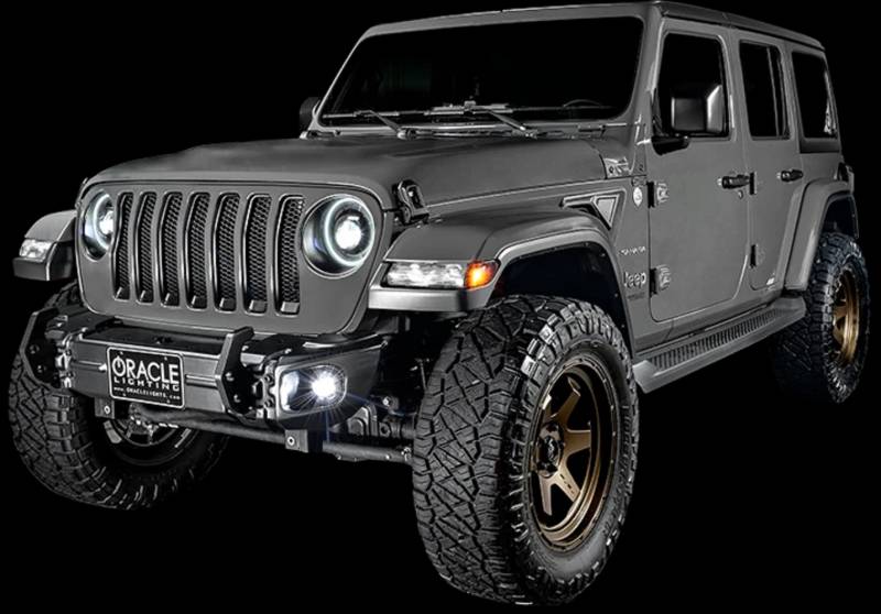 Oracle Lighting Jeep Wrangler JL Smoked Lens LED Front Sidemarkers 5853-504