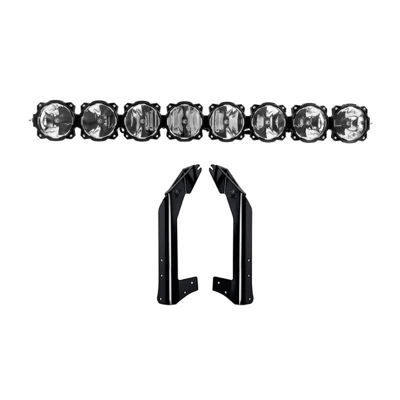 KC Hilites 1997-2006 Jeep Wrangler TJ Gravity LED Pro6 8-Light Combo Beam LED Light Bar 91337
