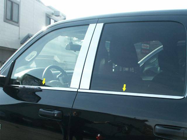 QAA 2009-2018 RAM Trucks 2019-2020 Trucks 2500 4 piece Stainless Window Sill Trim Set WS49935