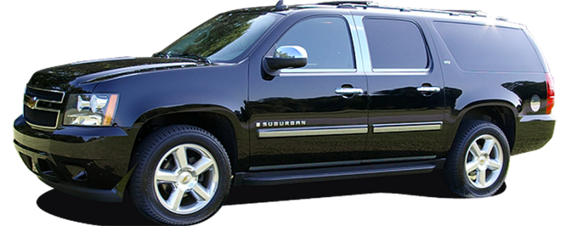 QAA  2007-2013 Chevrolet Avalanche Silverado GMC Sierra 2007-2014 Chevrolet Suburban Tahoe GMC Yukon 4 piece Stainless Window Sill Trim Set WS47184