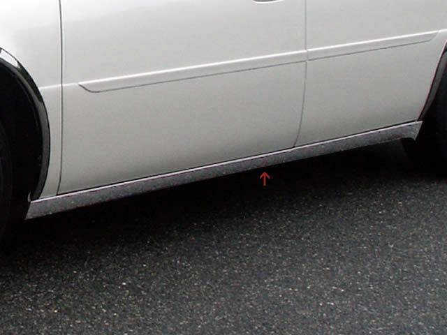 QAA 2000-2005 Cadillac DeVille 2006-2011 Cadillac DTS 4 piece Stainless Rocker Panel Trim TH40248