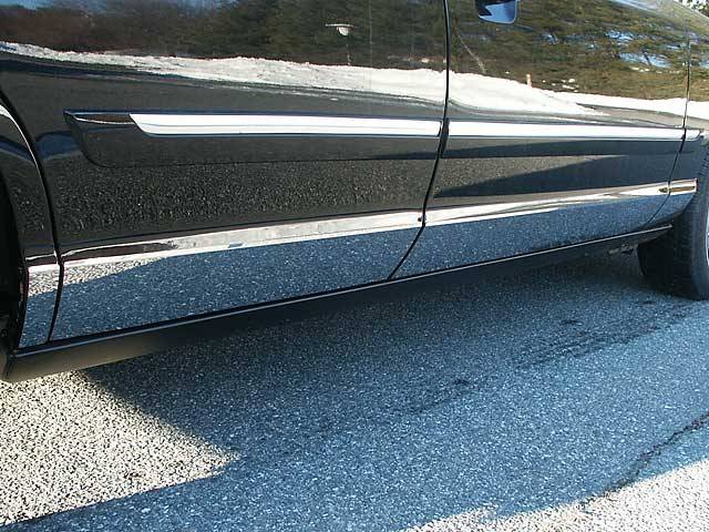 QAA 1992-2009 Ford Crown Victoria 1992-2011 Mercury Grand Marquis 8 piece Stainless Rocker Panel Trim Lower Kit TH38480