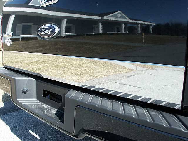 QAA 2004-2014 Ford F-150 1 piece Stainless Tailgate Accent Trim RT44308