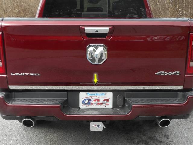 QAA 2019-2022 RAM Trucks 1 piece Stainless Tailgate Accent Trim RT59935