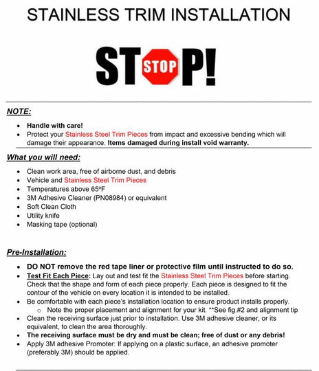 QAA 1998-2011 Lincoln Town Car 8 piece Stainless Rocker Panel Trim ...