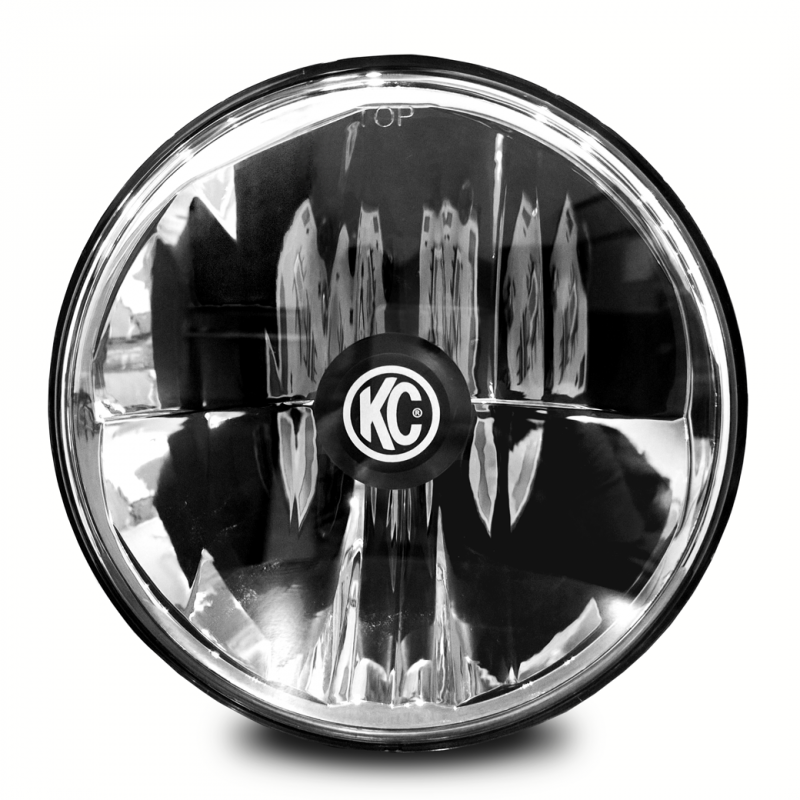 KC Hilites 1997-2006 Jeep Wrangler TJ Gravity reg LED 7" Headlight 1 PCS Single DOT Compliant 4236