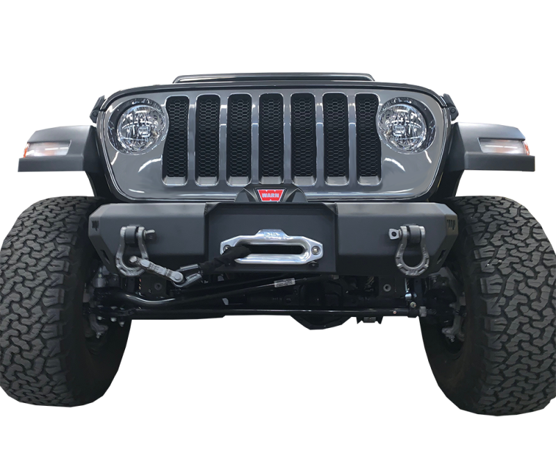 Warrior 2018-2020 Jeep Wrangler JL JLU 2020 Jeep Gladiator JT MOD Series Front Stubby Bumper 6527