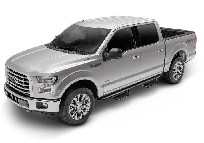N-Fab 2009-2017 Dodge Ram 1500 2009-2015 2500 3500 4500 Crew Cab Podium LG 3in Tex Black HPD0984CC-TX