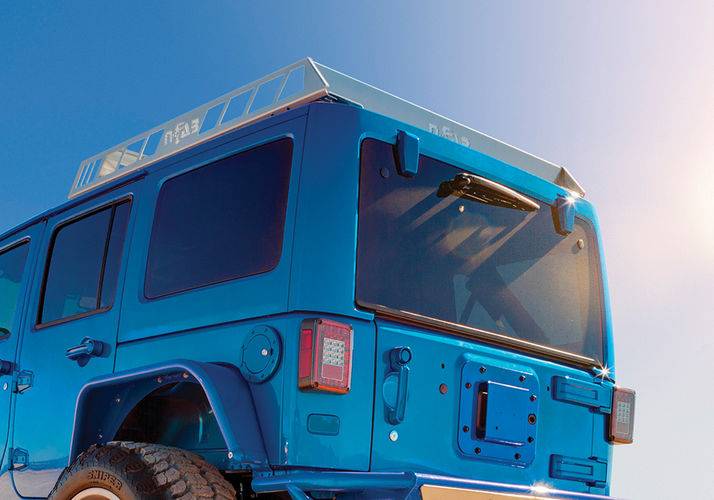N-Fab 2010-2022 Toyota 4 Runner Fits all styles 4 Door Tex Roof Rack Black T102MRF
