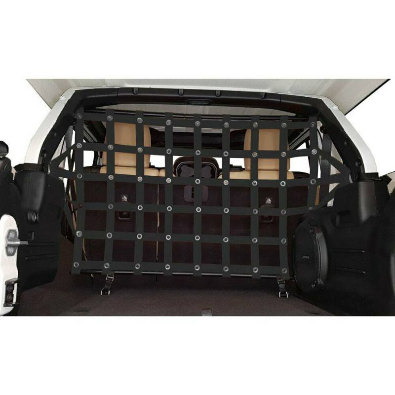 Dirty Dog 2018-2023 Jeep Wrangler JL 4-Door 4x4 Pet Divider Rear Black JL4PD18RBK
