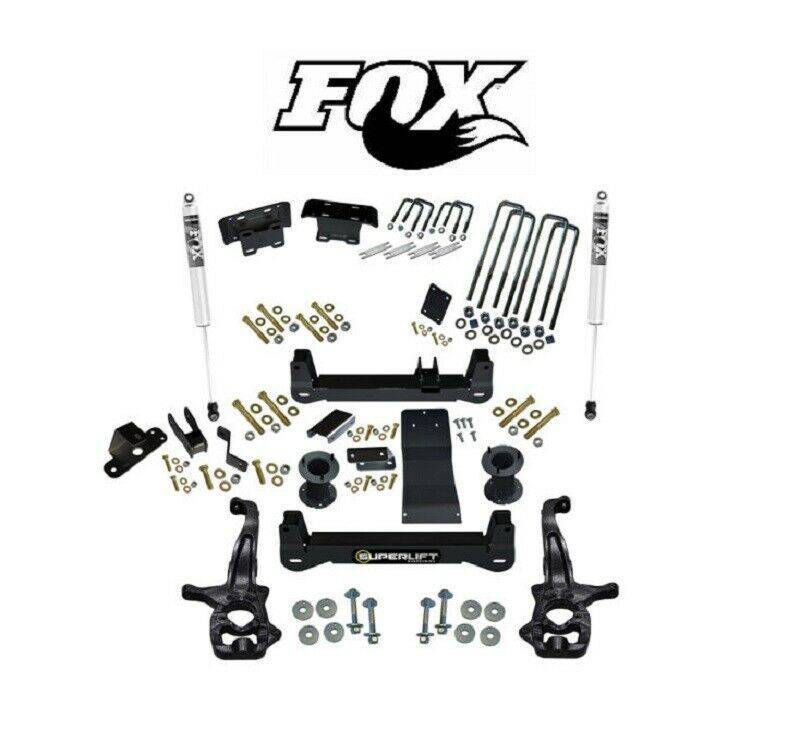 SUPERLIFT 2019-2022 Chevrolet Silverado GMC Sierra 1500 4WD 6 inch Suspension Lift Kit With Fox 2.0 Shocks K182F/86040X2