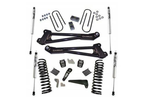 SUPERLIFT 2013-2018 Dodge Ram 3500 4WD 4" Radius Arms Suspension Lift Kit With Fox 2.0 Shocks K144F/86040X4