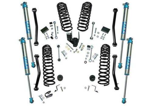 SUPERLIFT 2018-2022 Jeep Wrangler JL 2 Door 4WD 4 inch Dual Rate Coil Spring Lift Kit With King 2.0 Shocks K186KG/86040X4