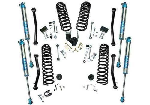 Superlift 2018-2022 Jeep Wrangler JL JLU 4 Door 4 inch Dual Rate Coil Spring Lift Kit With King 2.0 Shocks K184KG/86040X4