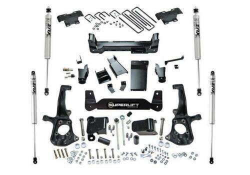 SUPERLIFT 2011-2019 Chevrolet Silverado Gmc Sierra 2500 3500 HD 4WD 6" Suspension Lift Kit With Fox 2.0 Shocks K150F/86040X4