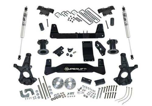 SUPERLIFT 2007-2013 Chevrolet Silverado GMC Sierra 1500 4WD with Fox 2.0 Series Shocks 6.5 inch Lift Kit K162F/86040X2