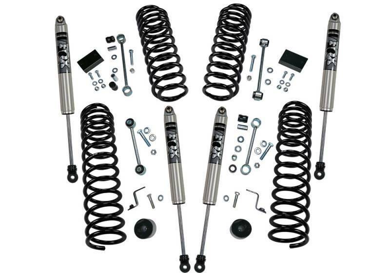 SUPERLIFT 2018-2023 Jeep Wrangler JL JLU 4 Door 4WD 2.5 Inch Dual Rate Coil Spring Lift Kit With Fox Shocks K183F/86040X4